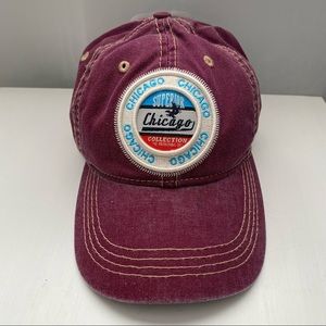 Robin Ruth Wine/Berry Chicago Cap